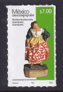 pp287a México Creación Popular 2023 Sc#3167c Mc#4171lV Et#cp287a muñeca plata - Imagen 1 de 1