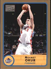 2003-04 Topps Bazooka Basketball Gold Parallel #64 Mehmet Okur