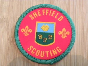 Sheffield Scouting Badge 1980's Blanket Badge - Picture 1 of 1