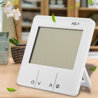 Digital Clock Hygrometer Thermometer Indoor Temperature Humidity Meter ℃/℉ ly