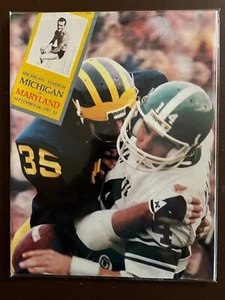 28 de septiembre de 1985 programa de fútbol maryland at michigan - muy buen estado - Imagen 1 de 1