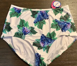 NEW NWT Swimsuits for All SEXY GABBI FRESH Grape Hi Rise Bikini Bottoms Size 18 - Picture 1 of 1