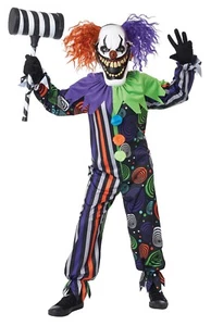 Funhouse Fiend Circus Clown Joker IT Child Costume - Picture 1 of 1