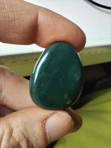 Heliotrop grün Anhänger Mineralien MineralStein Minerale Heilsteine gelocht - Bild 1 von 3