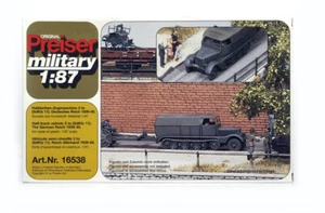 KIT PREISER MILITAR 16538 1:87 1/87 Vehículo de media vía Alemán 3 a (SdKfz 11) - Imagen 1 de 1