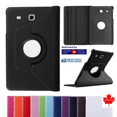 360 Вращающийся стойка планшетов чехол для Samsung Galaxy Tab E 9,6 SM-T560/T561/T560NU - Изображение 1 из 4