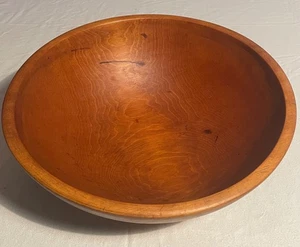 "TAZÓN DE MASA DE MADERA VINTAGE MUNISING PRIMITIVO GRANJA 15,75"" X 14,5"" X 5""" - Imagen 1 de 8