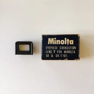 Minolta +2.0 Okularkorrektor (Nr.4) Objektiv V für SR-T 101/SR-7/SR-1 Dioptrien - Bild 1 von 12