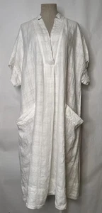 VESTIDO UTILITARIO BANANA REPUBLIC LAUREL LINO-ALGODÓN TALLA XXL NUEVO CON ETIQUETAS - Imagen 1 de 8