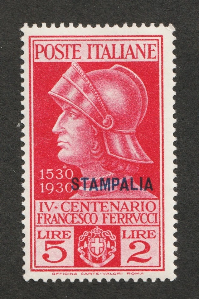 1930 Italia - Islas del Egeo - Stampalia Sc# 16, edición Ferrucci. MH Cv$11,00 Foto 1 de 1
