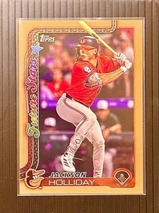 2025 Topps Series 1 - Future Stars Jackson Holliday #220 Gold /2025 - Picture 1 of 3
