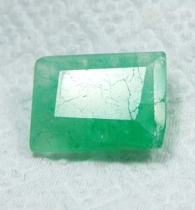 Natural Enhanced Certified Emerald Cut Colombian Emerald Gemstone 4.80 Ct r749 - Picture 1 of 7
