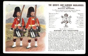 The Queen's Own Cameron Highlanders - Militaria - Carte postale (postcard) - Picture 1 of 2