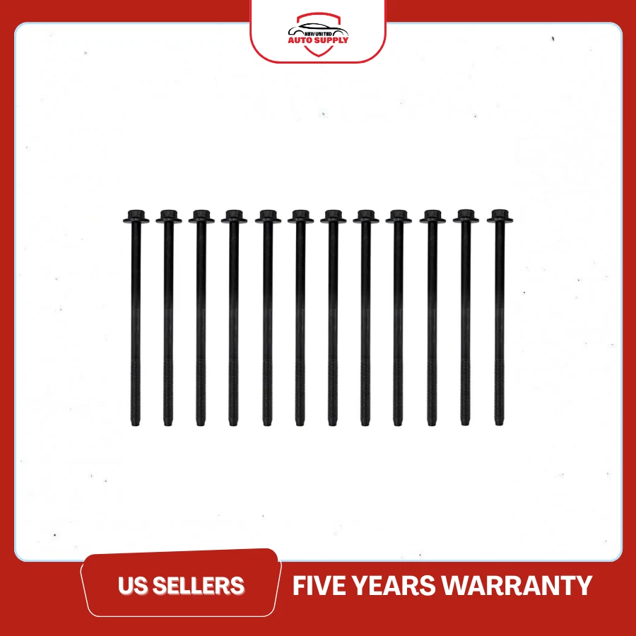 Juego de 12 pernos de culata Felpro ES 72798-1 para camioneta E350 E450 F450 Foto 1 de 3