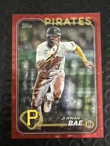 2024 Topps Series 1 Red Crackle Foil /199 Ji Hwan Bae #160 - Picture 1 of 2
