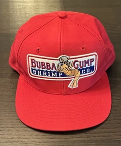 Bubba Gump Shrimp Co. Unisex-Erwachsene Einheitsgröße bestickt abgenutzt Kappe rot - Bild 1 von 4