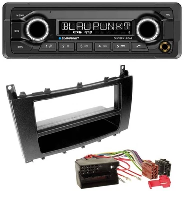 Blaupunkt Bluetooth DAB MP3 USB Autoradio für Mercedes CLK W209 C-Klasse W203 - Bild 1 von 4