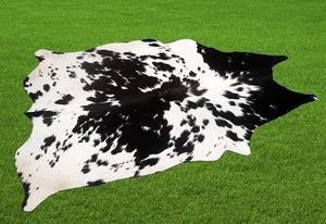 100 % neue Kuhfell-Teppiche Vorleger Kuhfell Leder (52 Zoll x 45 Zoll) Kuhfell SA-3797 - Bild 1 von 3