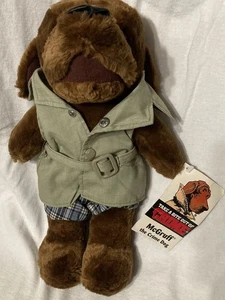 McGruff The Crime Dog Peluche Vintage 11” Commonwealth Giocattolo Vintage 1989 Nuovo con etichette - Foto 1 di 7