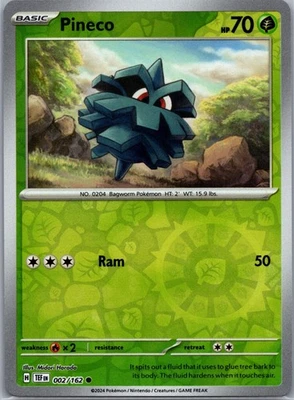 Pineco, SV05: Temporal Forces, 002/162, Common, NM - Image 1 of 2