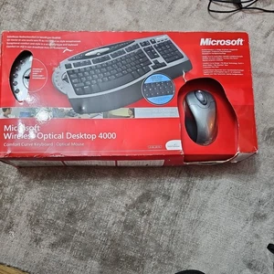 Microsoft wireless optical desktop 4000 - Comfort curve keyboard | Optical mouse - Picture 1 of 5