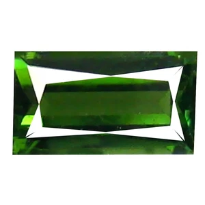 0.62 ct Stunning Octagon (7 x 4 mm) Un-Heated Mozambique Green Tourmaline - Picture 1 of 1