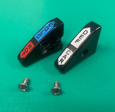 Land Rover Series 3 Heater Control Lever Knob Set & Screws 395204 395205 79093 - Image 1 of 3