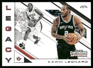 2018 Panini Contenders Draft Picks #18 Kawhi Leonard Legacy - Imagen 1 de 2