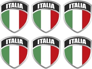 Calcomanía de 6 - 2" Italia Italiana Italia ITL escudo bandera pegatina insignia - Imagen 1 de 1