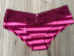 Vintage Victoria's Secret Love Pink Cotton Panties Panty Small - Picture 1 of 5