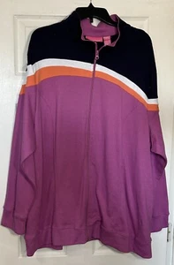 New woman within women plus size 3X full zip cardigan jacket activewear pockets - Picture 1 of 4