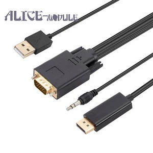 Convertitore video da VGA A grande DP 1,8 m convertitore da VGA A DP VGA a Displayport - Foto 1 di 6
