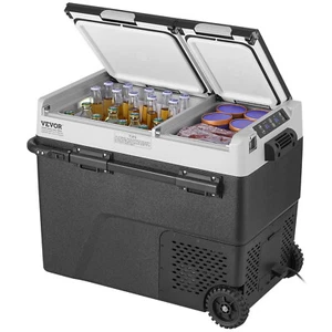 VEVOR Réfrigérateur Portable à Compression Mini Frigo 58 L Double Zone Voiture - Photo 1/12