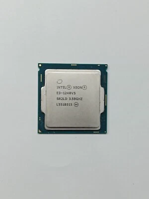 Procesador Intel Xeon E3-1240v5 4x 3,50GHz LGA1151 95W - Imagen 1 de 2
