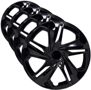 NEW Hubcap Set for Honda Civic 2019-2021, Premium Replica Gloss Black 16" 55103 - Picture 1 of 3