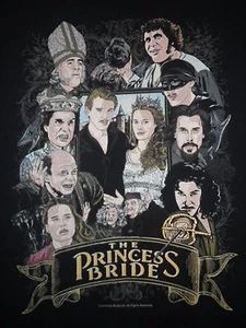 Camiseta The Princess Bride Todos los Personajes Westley Butter Cup Íñigo Vizzini Años 80 - Imagen 1 de 1