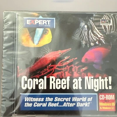 Software Computer ExpertCoral Reef at Night CD Windows 95 &Windows 3.1 Pictures - Image 1 of 4