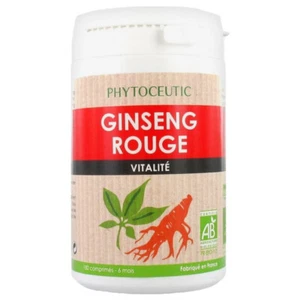 PHYTOCEUTIC Ginseng rouge 180 comprimés BIO Vitalité Fabriqué en France
