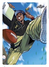 2023 LEAF ANIME NATION DEION SANDERS COACH PRIME UNIVERSITY OF COLORADO SP /360