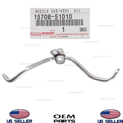 Genuine Oil Nozzle Sub-Assy 2008-2017 Toyota Land Cruiser Lexus LX DIESEL 1VDFTV - Image 1 of 2