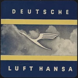 DEUTSCHLAND, 1930. Deutsche Luft Hansa - Aufkleber - Bild 1 von 1