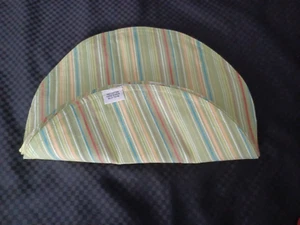 4 Frühling Gestreifte 17" x 18" Servietten + 4 Runde 15" Tischsets Neu - Bild 1 von 3