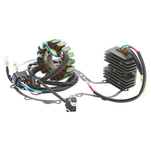 STATOR GENERATOR + VOLTAGE REGULATOR + GASKET ADLY HURRICANE 450 S SM 500S B2 - Picture 1 of 14