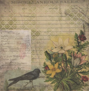 Tim Holtz, Wallflower, 12x12 Double Sided, Cardstock, 11 Designs - Picture 1 of 20