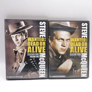 Wanted Dead or Alive Season One Volume 1 Season Two Steve McQueen DVD Sets - Picture 1 of 5