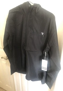 VUORI Jacket Men’s XL Daybreak Windbreaker Hooded Black V523 Full Zip New Tags - Picture 1 of 4