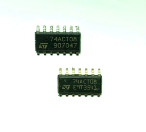 74ACT08 7408 Quad 2-Input AND Gate SOIC-14 Genuine STMicro. part tested x2 pcs - Imagen 1 de 1