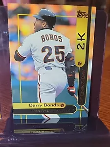 2000 Topps Opening Day 2K Baseball San Francisco Giants #OD2 Barry Bonds - Picture 1 of 4