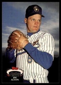 1992 Stadium Club #411 Jim Austin Milwaukee Brewers Rookie