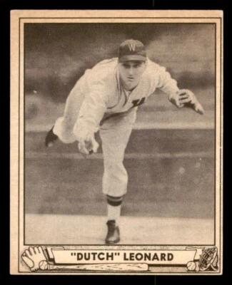 1940 Play Ball Baseball #23 Dutch Leonard VG/EX *f1 - Image 1 of 2
